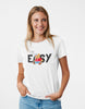 Take it easy Damen Tshirt Farbe Weiß