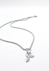 Silver Rose Stainless steel necklace