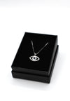 Blue Eye Stainless steel Necklace