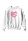 All we need is love Damen Sweatshirt Farbe Weiß