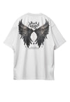 Dark Angel Oversize Herren Tshirt farbe Weiß