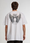 Dark Angel Oversize Herren Tshirt farbe Weiß