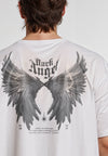 Dark Angel Oversize Herren Tshirt farbe Weiß