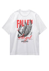 Fallen Angel Oversize Herren Tshirt farbe Weiß