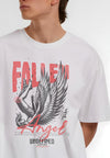 Fallen Angel Oversize Herren Tshirt farbe Weiß