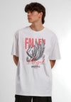 Fallen Angel Oversize Herren Tshirt farbe Weiß