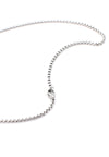 Silver Rose Stainless steel necklace