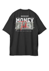 Money talks Oversize Herren Tshirt farbe Schwarz