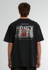 Money talks Oversize Herren Tshirt farbe Schwarz