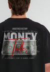 Money talks Oversize Herren Tshirt farbe Schwarz