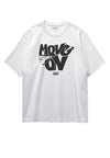 Move On Oversize Herren Tshirt farbe Weiß