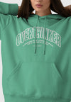 Overthinker Damen Hoodie Farbe Grün