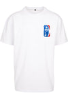 2pac signature Heavy Oversize Herren Tshirt farbe Weiß
