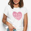 All we need is Love Damen Tshirt Farbe Weiß