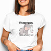 FRIENDS Damen Tshirt Farbe Weiß