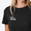 It costs zero to be nice Damen Tshirt farbe Schwarz