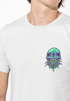 Kush skull Herren Tshirt Farbe Weiß